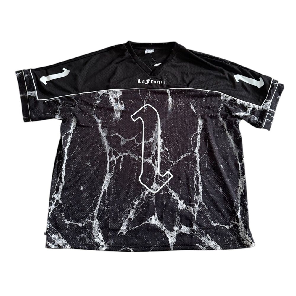 PUMA x LaFrancé Written in Chrome Men's Football Jersey Black XL 632022-01